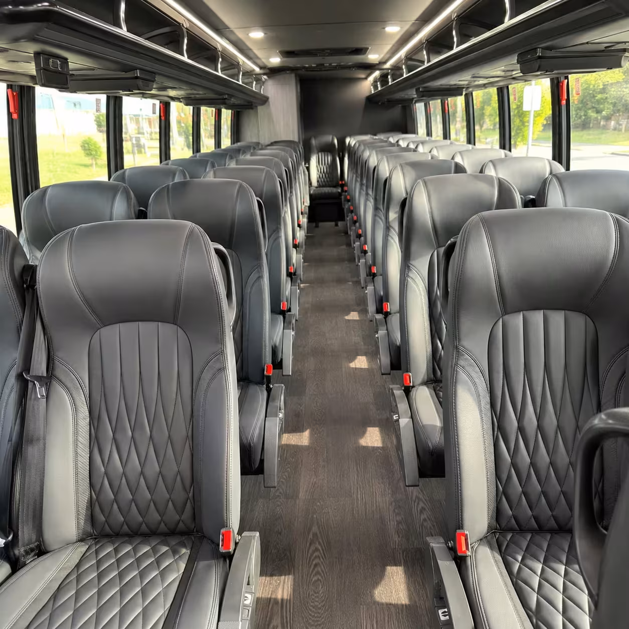 28 passenger minibus inside