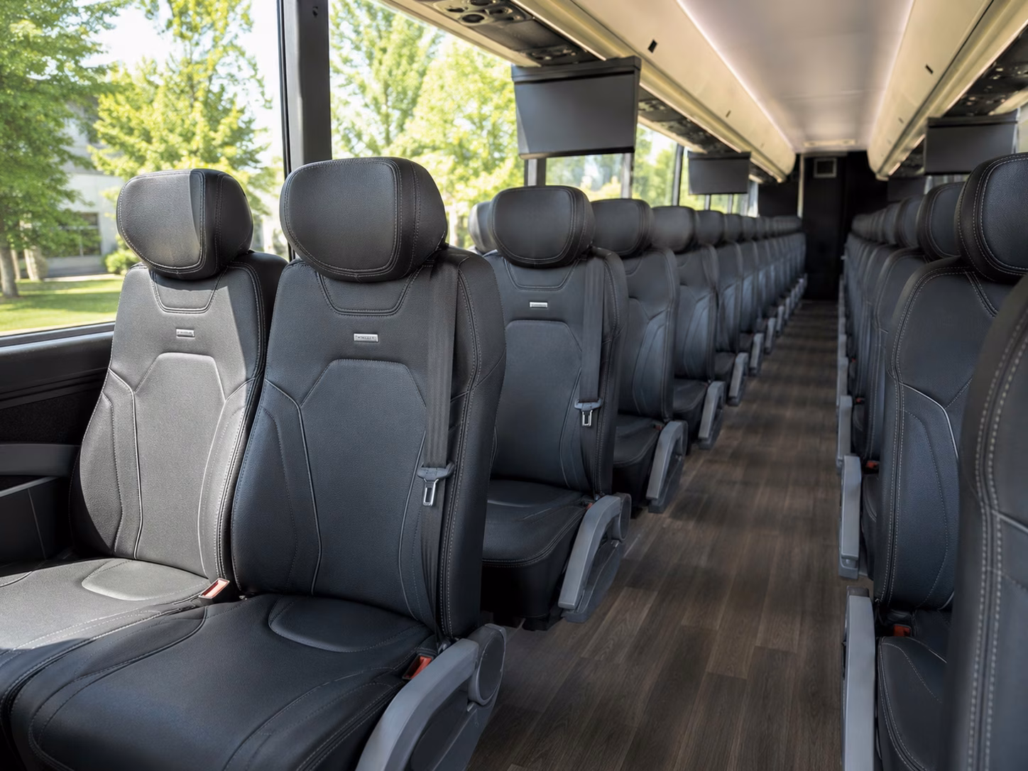 charter bus rentals for large southfield weddings with out of town guests
