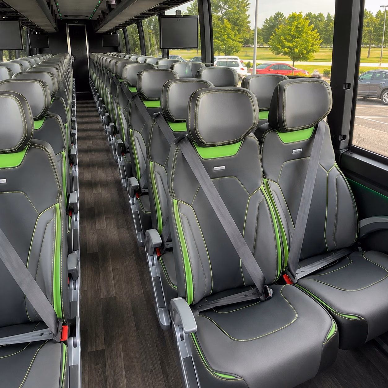multi stop southfield charter bus rentals for metro detroit routes