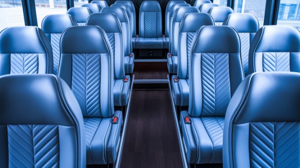 southfield 15 passenger minibus interior
