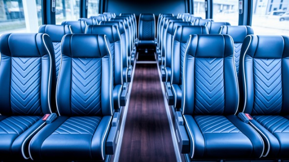 southfield 18 passenger minibus inside