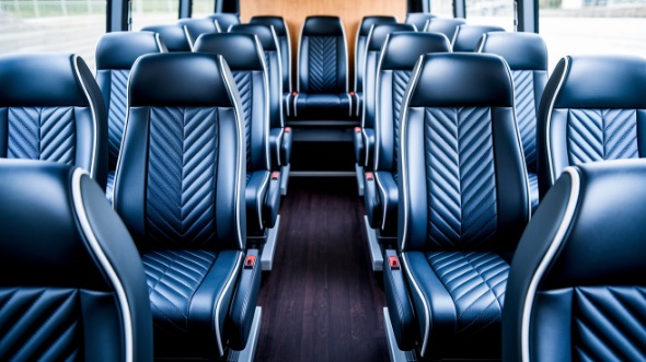 southfield 20 passenger minibus inside