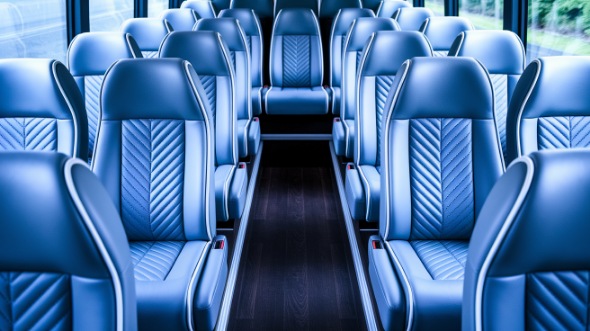southfield 20 passenger minibus interior