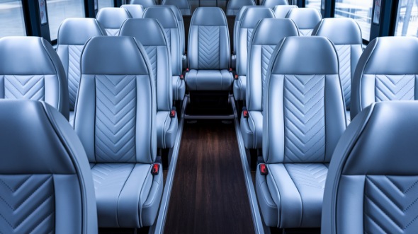 southfield 25 passenger minibus interior