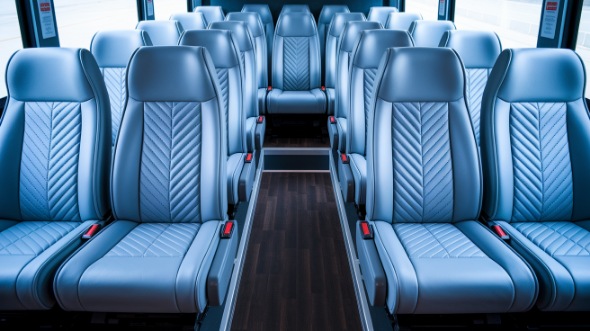southfield 28 passenger minibus interior