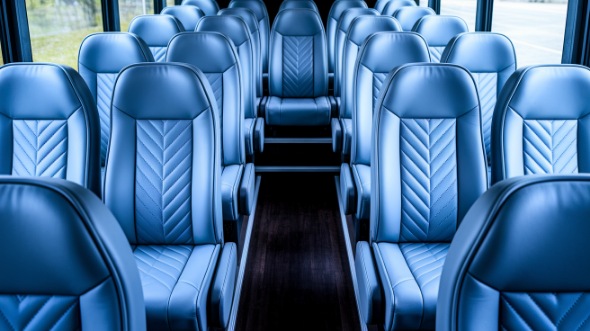 southfield 35 passenger minibus inside