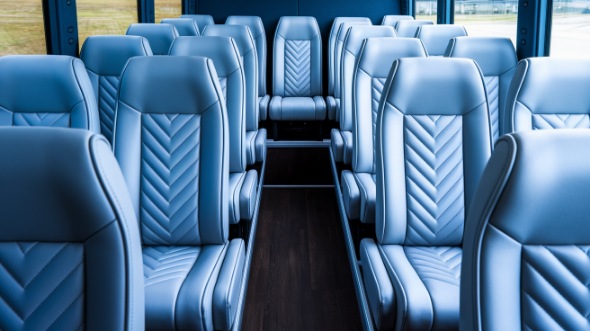 southfield 35 passenger minibus interior