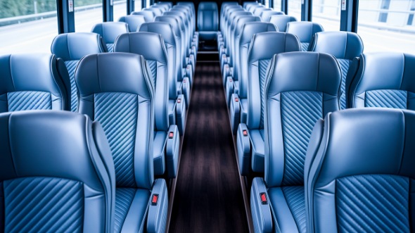 southfield 50 passenger charter bus interior