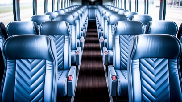 southfield 54 passenger charter bus interior