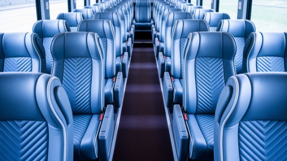 southfield 56 passenger charter bus interior