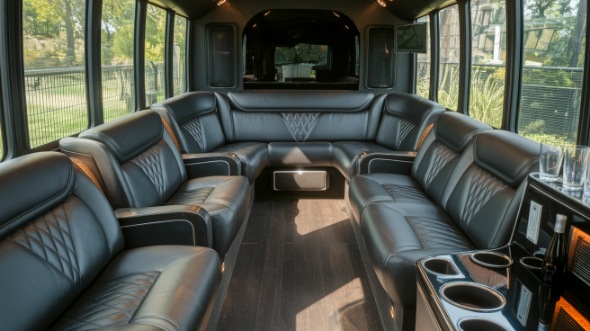southfield party bus rental interior