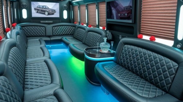 sprinter limo rental interior